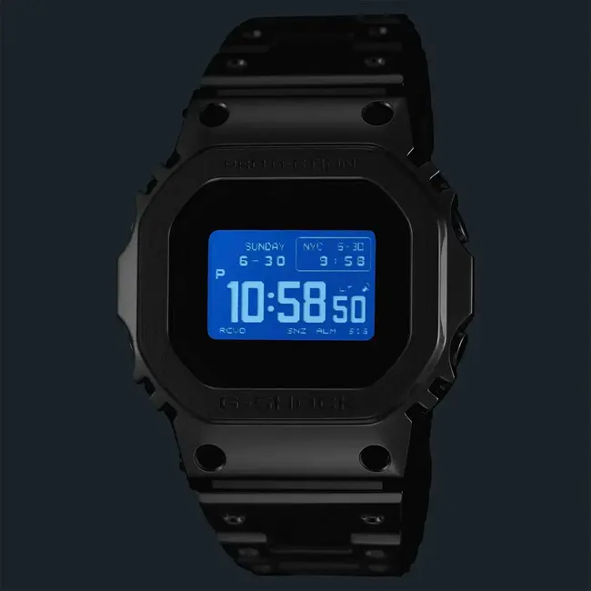 Casio G-Shock G-Shock Horloge GMW-BZ5000BD-1ER 5000 Serie  Full Metal met Zwarte Coating Digitaal