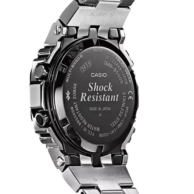 Casio G-Shock Casio G-Shock Horloge GMW-BZ5000D-1ER 5000 Serie Staal Digitaal 200m Waterdicht 43mm