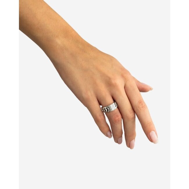 Buddha to Buddha Buddha to Buddha Ring 541 21 Chain Small Zilver Maat 21