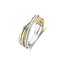 Ti Sento Milano Ti Sento Ring 12346ZY/54 Zilver Gold Plated Zirkonia met Geel Verguld Maat 54