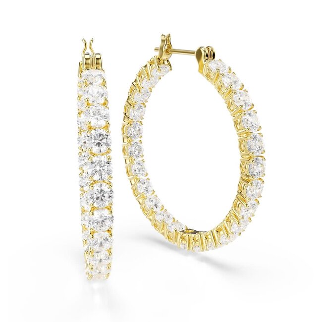 Swarovski Swarovski Oorbellen 5750620 Matrix Goudkleurig met Zirkonia