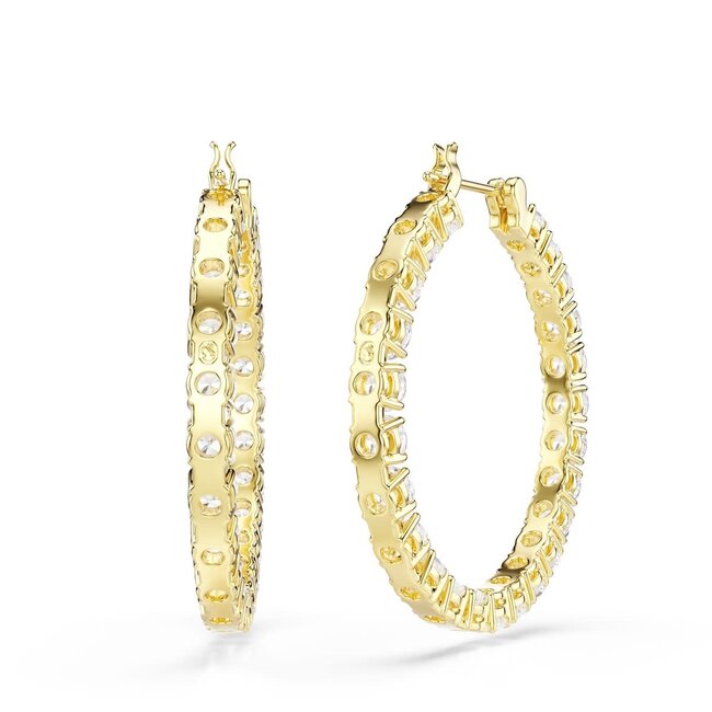 Swarovski Swarovski Oorbellen 5750620 Matrix Goudkleurig met Zirkonia