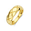 Blinckers Jewellery Huiscollectie THOB Ring 40.35135 14k Geelgoud met Motief 7mm Maat 54