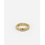 Buddha to Buddha Buddha to Buddha Ring 612GV 20 Nathalie XS Zilver met Geelgouden Plating Maat 20