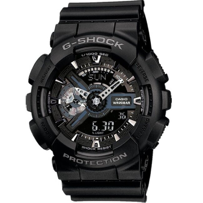 Casio G-Shock Casio G-Shock Horloge GA-110-1BER Zwarte Band en Wijzerplaat 55mm Waterdichtheid 200meter