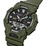 Casio G-Shock Casio G-Shock Horloge GA-B010-3AER Digitaal Analoog Zwarte Wijzerplaat 53mm met Groene Band Waterdichtheid 200meter