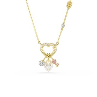 Swarovski Swarovski Collier 5737290 Idyllia met Glimmend Hart Bedel 38-45cm