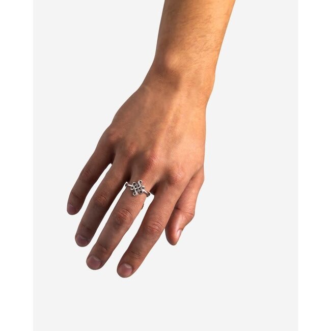 Buddha to Buddha Buddha to Buddha Ring 214 16 Endless Knot Zilver Maat 16