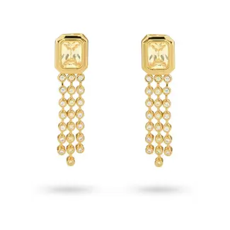 24KAE 24Kae Oorbellen 424146Y Zilver met Geelgouden Plating Gekleurde Steen en Kettingen met Zirkonia