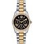 Michael Kors Michael Kors Horloge  MK4925 Lexington Staal Goud en Zilver met Zwarte Wijzerplaat 33mm