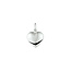 Blinckers Jewellery Huiscollectie BJ Hanger 13.29844 Zilver Hartje 20x13mm
