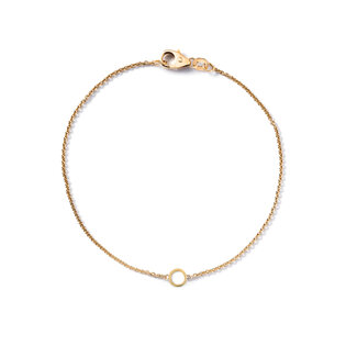 Miss Spring Miss Spring Armband MSA134 14k Bi-color Goud met Circel 18cm