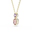 Swarovski Swarovski Collier 5741586 Chroma Goudkleurig met Paars/Roze Druppel 38-45cm