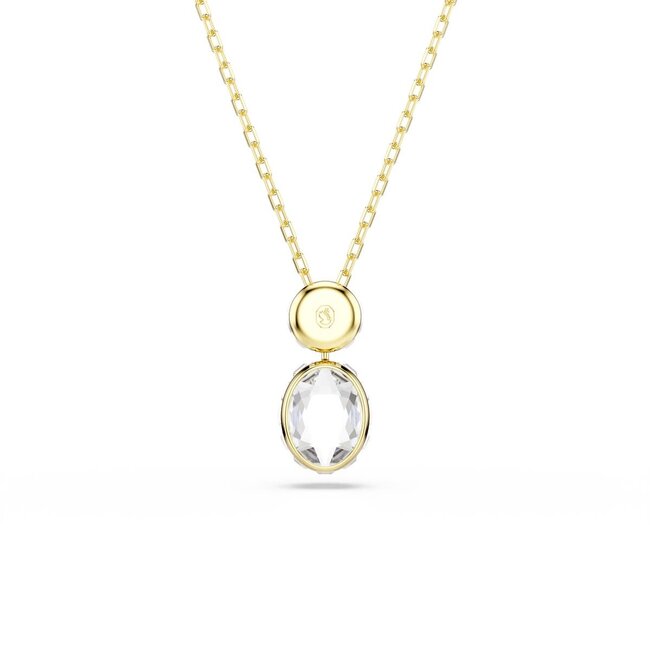 Swarovski Swarovski Collier 5741586 Chroma Goudkleurig met Paars/Roze Druppel 38-45cm