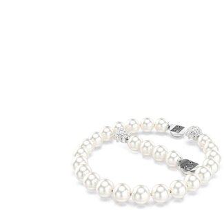 Swarovski Swarovski Armband 5747747 Matrix Zilverkleurig Parels met Magneetsluiting 16.5-20cm