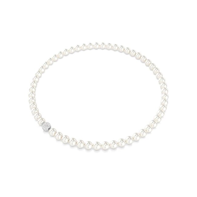 Swarovski Swarovski Collier 5747746 Matrix Zilverkleurig Parels met Magneetsluiting