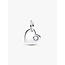 Pandora Pandora Bedel 794295C04 Zilver Hart met Clear Zirkonia Geboortemaand April