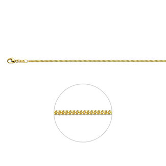 Blinckers Jewellery Huiscollectie BJ Collier 80.00386 45cm 9k Geelgoud Gourmette 41-45cm