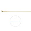 Blinckers Jewellery Huiscollectie BJ Collier 80.00386 45cm 9k Geelgoud Gourmette 41-45cm