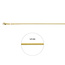 Blinckers Jewellery Huiscollectie BJ Collier 80.00386 45cm 9k Geelgoud Gourmette 41-45cm