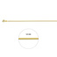 Blinckers Jewellery Huiscollectie BJ Collier 80.00387 45cm 9k Geelgoud Gourmette 45cm
