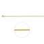 Blinckers Jewellery Huiscollectie BJ Collier 80.00387 45cm 9k Geelgoud Gourmette 45cm