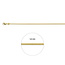 Blinckers Jewellery Huiscollectie BJ Collier 80.00389 45cm 9k Geelgoud Gourmette 45cm