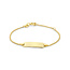 Blinckers Jewellery Huiscollectie BJ Armband 80.00340 9k Geelgoud Plaatarmband Gourmette 13cm