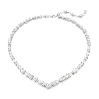 Swarovski Swarovski Collier 5674306 Mesmera Zilverkleurig V vorm met Swarovski Stenen