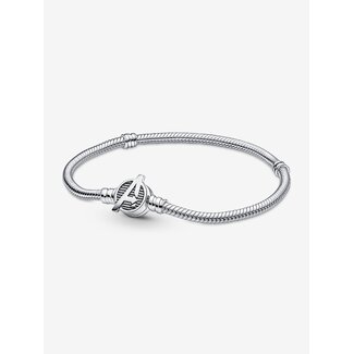 Pandora Pandora Armband 590784C00-18 Zilver Marvel The Advengers Logo Maat 18