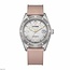 Citizen Citizen Horloge NJ0229-07A Staal Automaat 100M Waterdicht Roze Band met Zilver Wijzerplaat 38.5mm