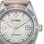 Citizen Citizen Horloge NJ0229-07A Staal Automaat 100M Waterdicht Roze Band met Zilver Wijzerplaat 38.5mm