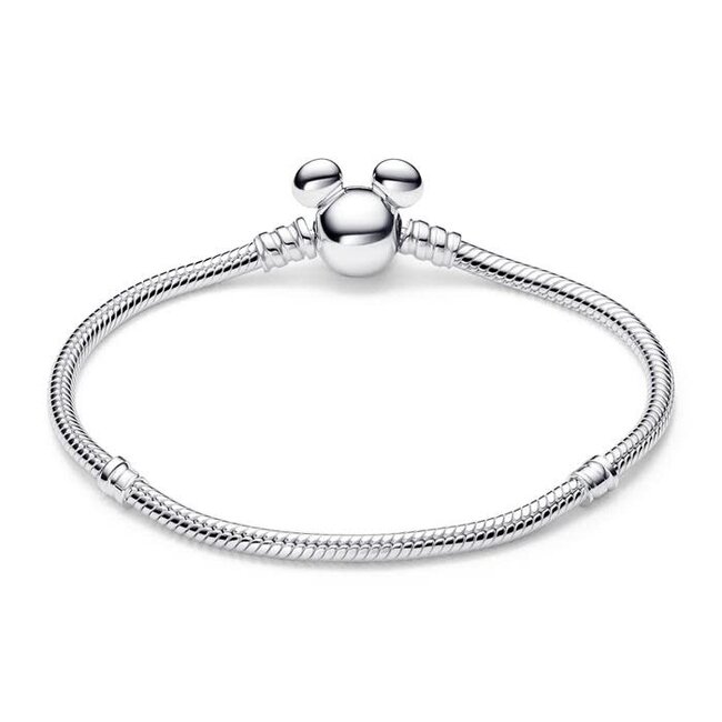 Pandora Pandora Armband 593061C00-21 Zilver met Mickey Mouse Sluiting Maat 21