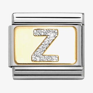 Nomination Nomination Schakel 030291-26 Composable Classic met 18k Geelgouden Glitter Letter Z