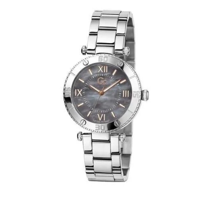 GC GC Horloge Z05001L5MF Muse Staal Quartz Swiss Made met Mother of Pearl Wijzerplaat
