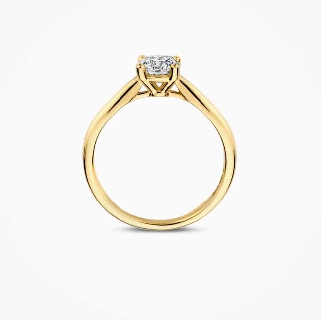 Blush Blush Ring LG1004Y/54 14k Geelgoud 0.75crt G SI Briljant Lab Grown Diamant Maat 54
