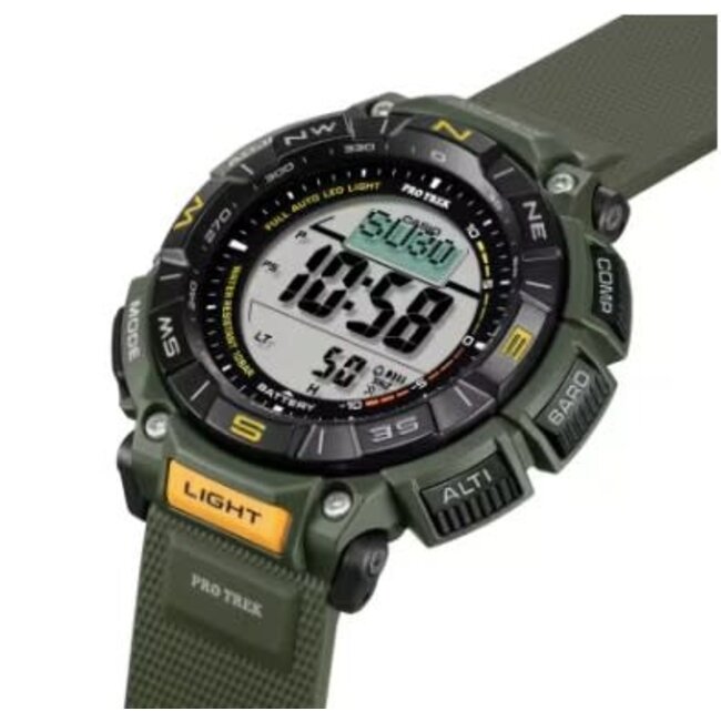 Casio G-Shock Casio Horloge PRG-340-3ER Pro Trek Digitaal Groen 51mm