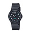 Casio Casio Horloge LQ-24B-1BEF  Analoog Zwarte Band en Zwarte Wijzerplaat 36mm