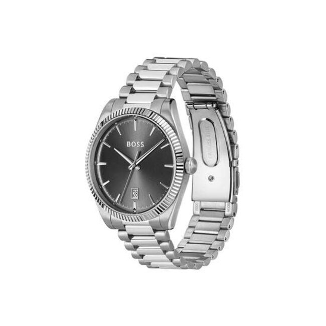 BOSS BOSS Horloge HB1514310 Cheswick Staal Quartz met Grijzen wijzerplaat 40mm