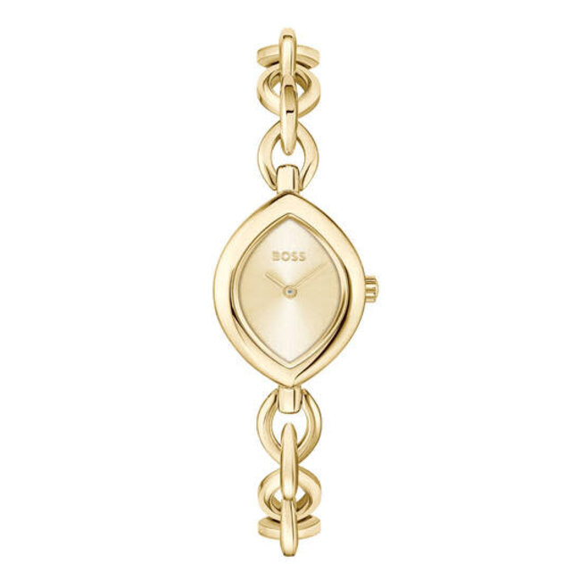 BOSS BOSS Horloge HB1502839 Fiora Staal met Geelgouden Quartz 29mm