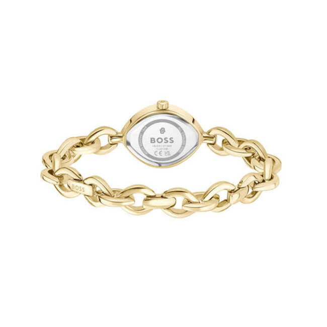 BOSS BOSS Horloge HB1502839 Fiora Staal met Geelgouden Quartz 29mm