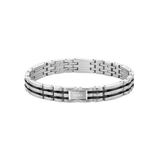 BOSS BOSS Armband HBJ1580814 Wesley Staal met Zwart 19cm