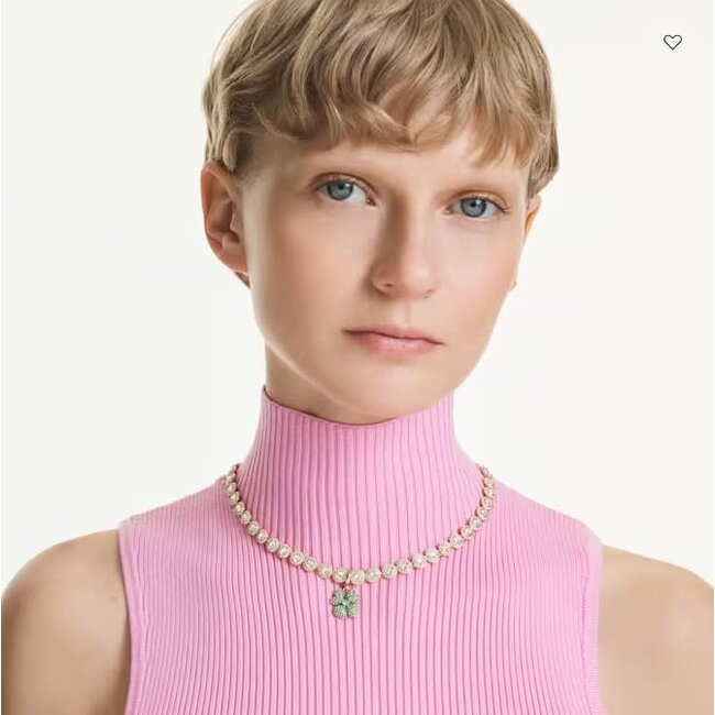 Swarovski Swarovski Bedel 5743130 Idyllia Klaver Vier Groen met Swarvski Kristallen