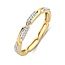 Blush Blush Ring 1256BZI/58 14k Bi-color Goud met Zirkonia Maat 58