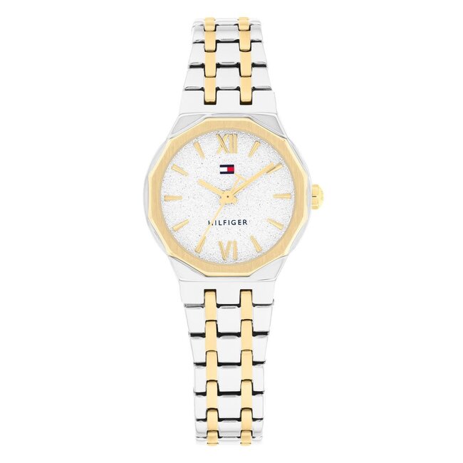 Tommy Hilfiger Tommy Hilfiger Horloge TH1782888 Mackenzie Staal Bi Color met Zilverkleurige Wijzerplaat 25mm
