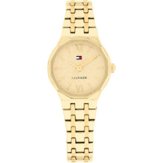 Tommy Hilfiger Tommy Hilfiger Horloge TH1782886 Mackenzie Staal Goudkleurige met Goudkleurige Wijzerplaat Quartz 25mm