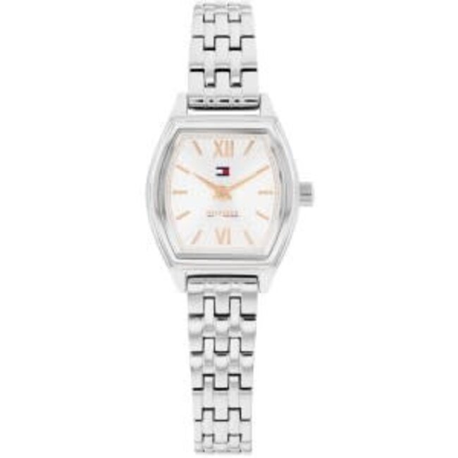 Tommy Hilfiger Tommy Hilfiger Horloge TH1782872 Norah Staal met Zilverkleurige Wijzerplaat Quartz 22mm