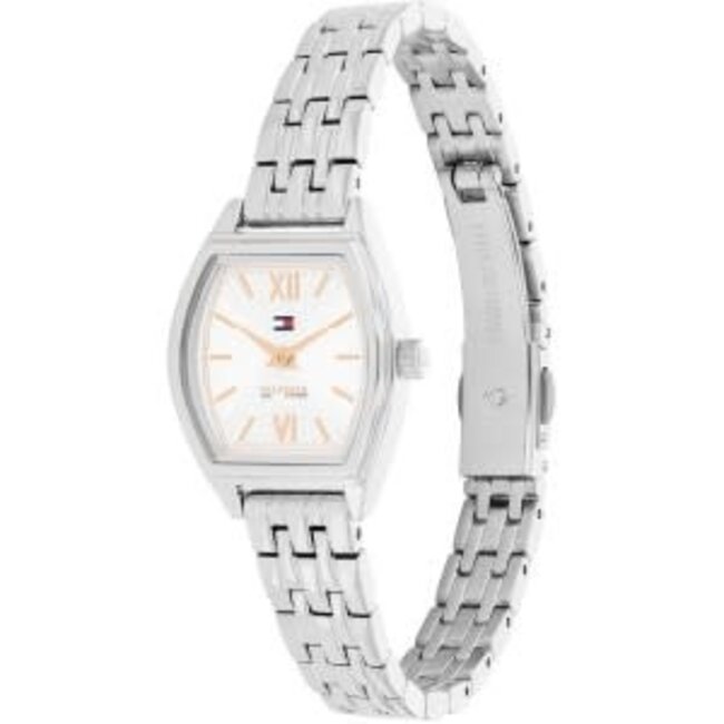 Tommy Hilfiger Tommy Hilfiger Horloge TH1782872 Norah Staal met Zilverkleurige Wijzerplaat Quartz 22mm