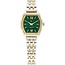 Tommy Hilfiger Tommy Hilfiger Horloge TH1782907 Norah Staal Bi Color met Groene Wijzerplaat Quartz 22mm