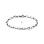 Blinckers Jewellery Huiscollectie BJ Armband 11.01818 Zilver Geoxideerd Ankerschakel  4.0mm 20cm